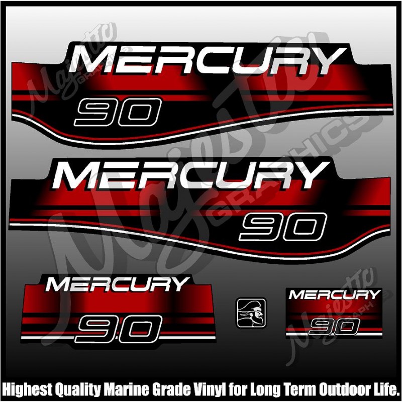 Mercury 90 - Decals