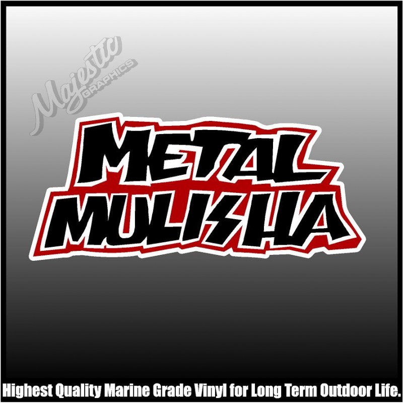 Metal Mulisha - 150mm x 70mm - DECAL