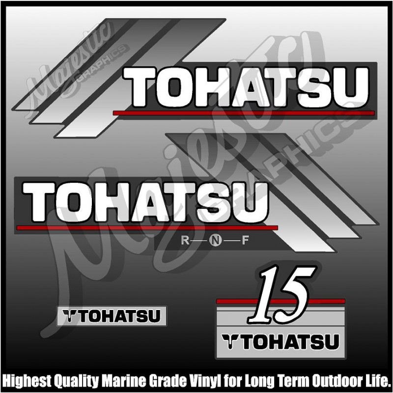 Tohatsu - 15 hp - Outboard Decals